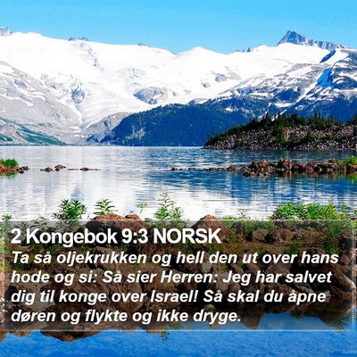 2 Kongebok 9:3 NORSK Bible Verse Image