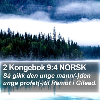 2 Kongebok 9:4 NORSK Bible Verse Image