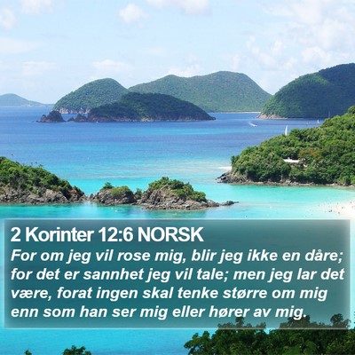 2 Korinter 12:6 NORSK Bible Verse Image
