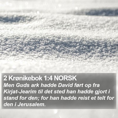2 Krønikebok 1:4 NORSK Bible Verse Image
