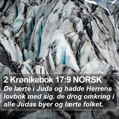 2 Krønikebok 17:9 NORSK Bible Verse Image