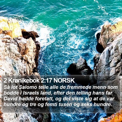 2 Krønikebok 2:17 NORSK Bible Verse Image