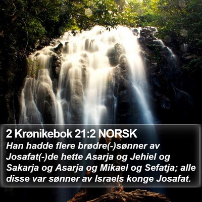 2 Krønikebok 21:2 NORSK Bible Verse Image