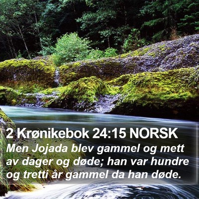 2 Krønikebok 24:15 NORSK Bible Verse Image