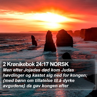 2 Krønikebok 24:17 NORSK Bible Verse Image
