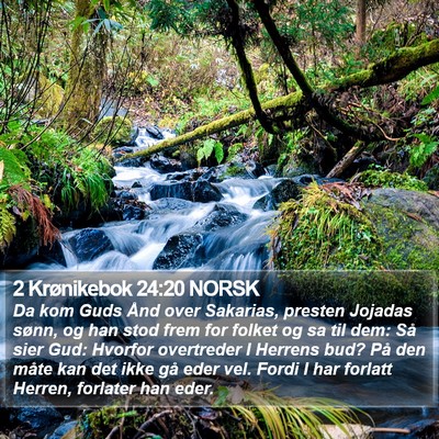 2 Krønikebok 24:20 NORSK Bible Verse Image