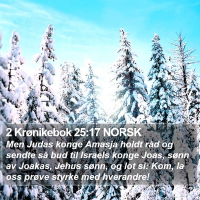 2 Krønikebok 25:17 NORSK Bible Verse Image