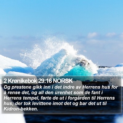 2 Krønikebok 29:16 NORSK Bible Verse Image