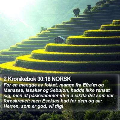 2 Krønikebok 30:18 NORSK Bible Verse Image