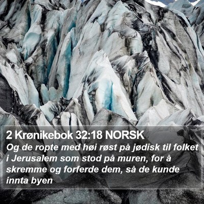 2 Krønikebok 32:18 NORSK Bible Verse Image