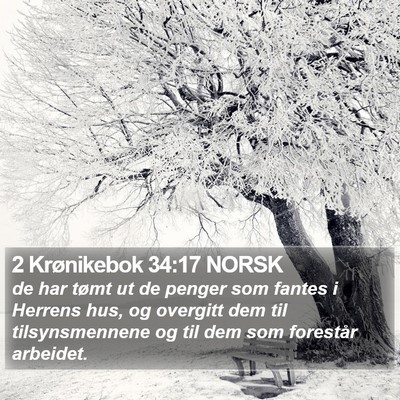 2 Krønikebok 34:17 NORSK Bible Verse Image