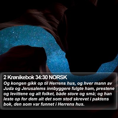 2 Krønikebok 34:30 NORSK Bible Verse Image