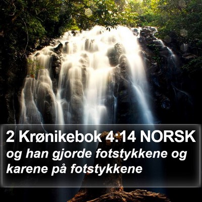 2 Krønikebok 4:14 NORSK Bible Verse Image