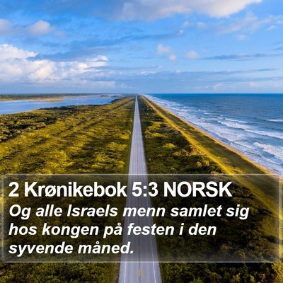 2 Krønikebok 5:3 NORSK Bible Verse Image