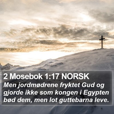 2 Mosebok 1:17 NORSK Bible Verse Image