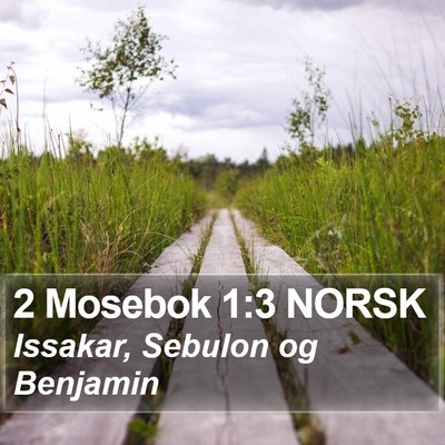2 Mosebok 1:3 NORSK Bible Verse Image