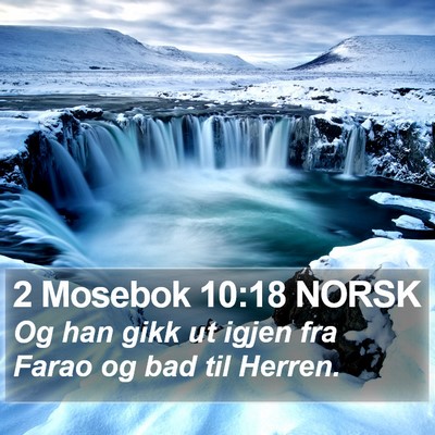 2 Mosebok 10:18 NORSK Bible Verse Image