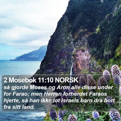 2 Mosebok 11:10 NORSK Bible Verse Image