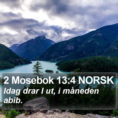 2 Mosebok 13:4 NORSK Bible Verse Image