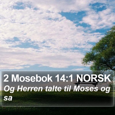 2 Mosebok 14:1 NORSK Bible Verse Image