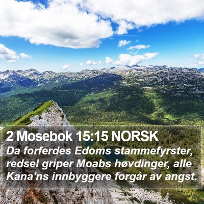 2 Mosebok 15:15 NORSK Bible Verse Image