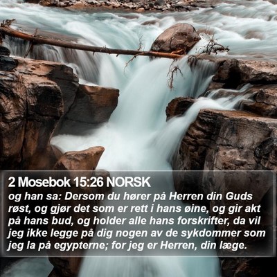 2 Mosebok 15:26 NORSK Bible Verse Image