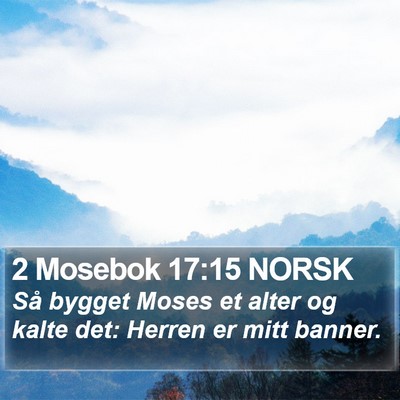 2 Mosebok 17:15 NORSK Bible Verse Image