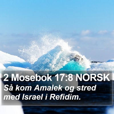 2 Mosebok 17:8 NORSK Bible Verse Image