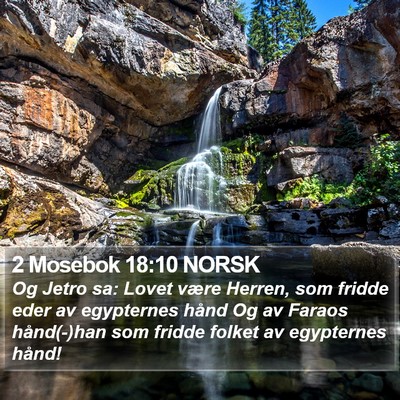 2 Mosebok 18:10 NORSK Bible Verse Image