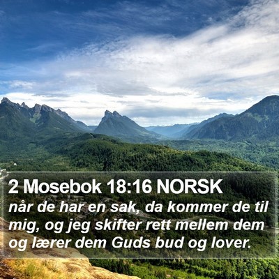 2 Mosebok 18:16 NORSK Bible Verse Image