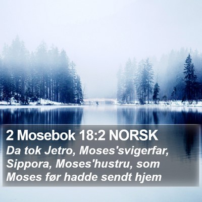 2 Mosebok 18:2 NORSK Bible Verse Image