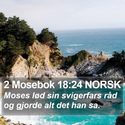 2 Mosebok 18:24 NORSK Bible Verse Image