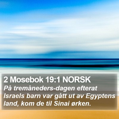 2 Mosebok 19:1 NORSK Bible Verse Image