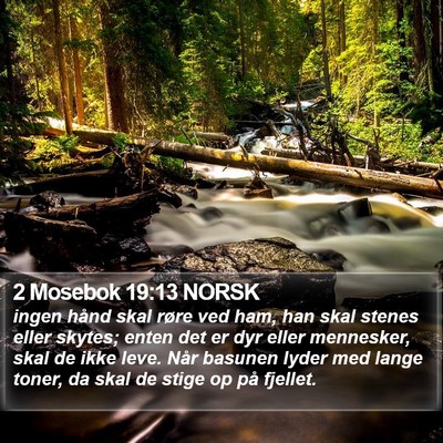 2 Mosebok 19:13 NORSK Bible Verse Image