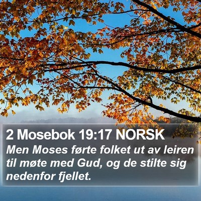 2 Mosebok 19:17 NORSK Bible Verse Image