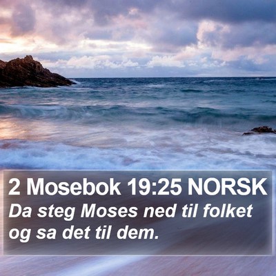 2 Mosebok 19:25 NORSK Bible Verse Image