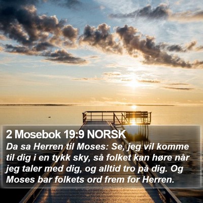 2 Mosebok 19:9 NORSK Bible Verse Image