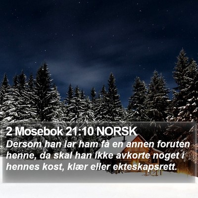 2 Mosebok 21:10 NORSK Bible Verse Image