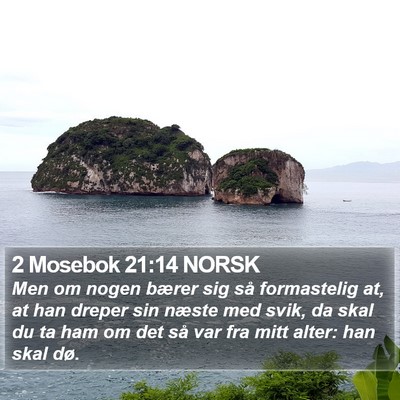 2 Mosebok 21:14 NORSK Bible Verse Image