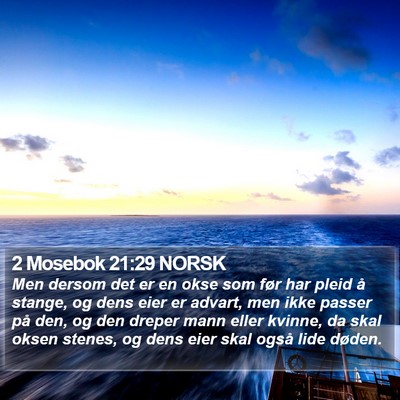 2 Mosebok 21:29 NORSK Bible Verse Image