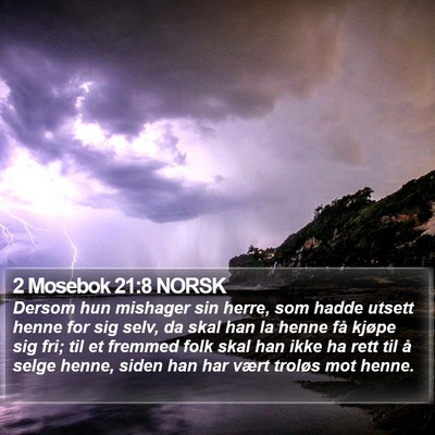 2 Mosebok 21:8 NORSK Bible Verse Image