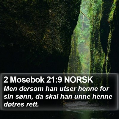 2 Mosebok 21:9 NORSK Bible Verse Image
