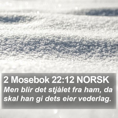 2 Mosebok 22:12 NORSK Bible Verse Image