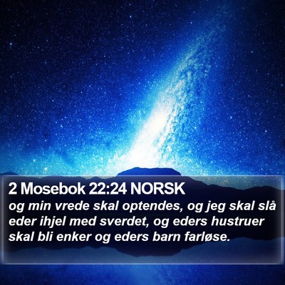 2 Mosebok 22:24 NORSK Bible Verse Image