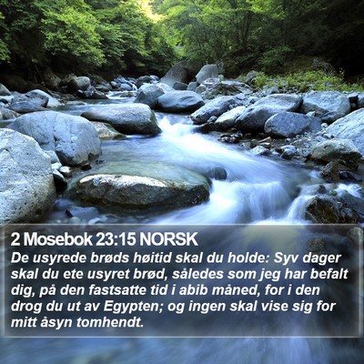 2 Mosebok 23:15 NORSK Bible Verse Image