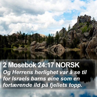 2 Mosebok 24:17 NORSK Bible Verse Image