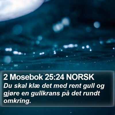 2 Mosebok 25:24 NORSK Bible Verse Image