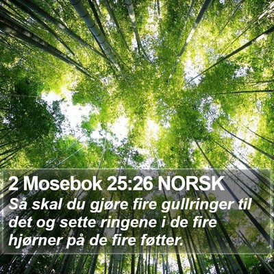 2 Mosebok 25:26 NORSK Bible Verse Image