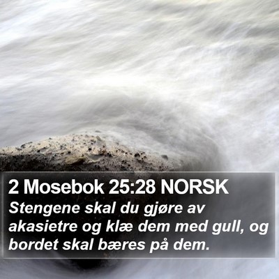 2 Mosebok 25:28 NORSK Bible Verse Image