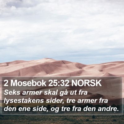 2 Mosebok 25:32 NORSK Bible Verse Image